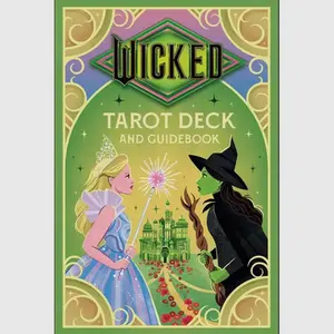 Wicked tarot deck - embrace the wisdom of Oz in your next tarot reading with this fantabulous tarot deck and guidebook inspired by the magic of Universal Pictures’ films Wicked and Wicked: For Good.