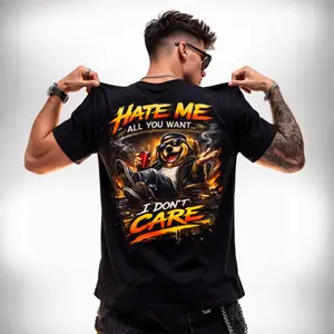 Hate Me All You Want I Don’t Care T Shirt. Bold Attitude Graphic Tee. Savage Statement Shirt.