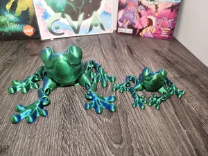 3D Printed Frog - Great Fidget or Simple Toy