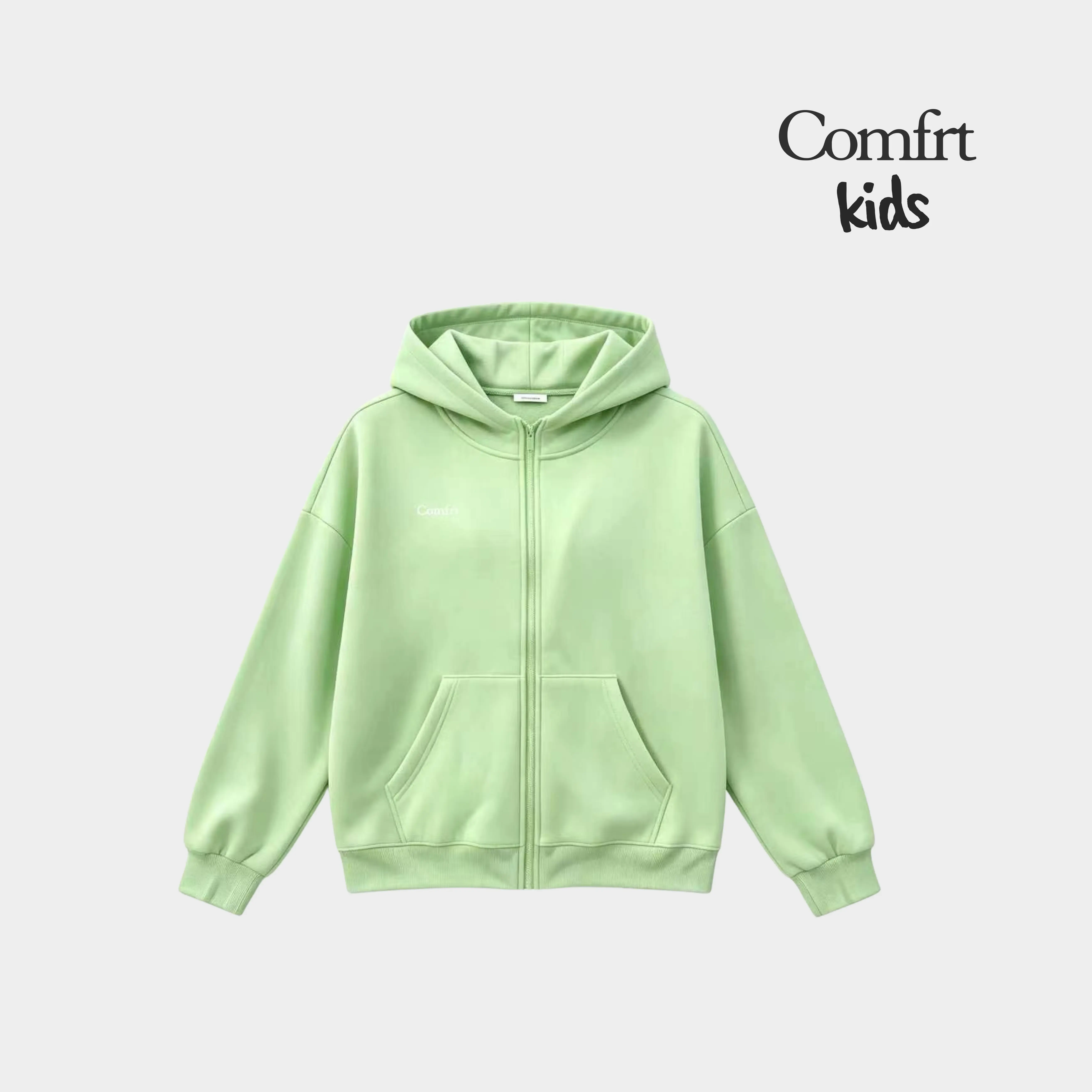 Comfrt Kids | Cloud Zip Hoodie | Slouchy Oversized Casual Zip Up Sweatshirt For Boys & Girls Comfrt Kids | Cloud Zip Hoodie | Slouchy Oversized Casual Zip Up Sweatshirt For Boys & Girls