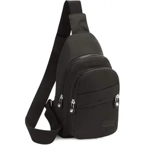 Small Sling Bag for Women Men, Sling Backpack Chest Daypack Crossbody Bag for Travel Outdoor Hiking