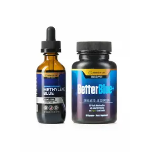 Methylene Blue Capsules & Tinctures Combo Pack – Cognitive Support & Cellular Energy Boost