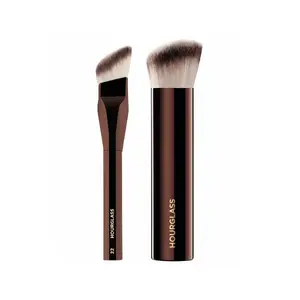 Hourglass Foundation & Concealer Brush Set | Angled Foundation Brush + Vanish Seamless Concealer Brush | Full Coverage, Streak-Free Makeup Tools