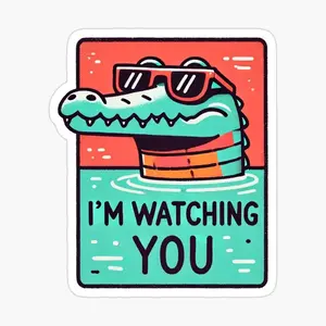 I'm Watching You Sticker