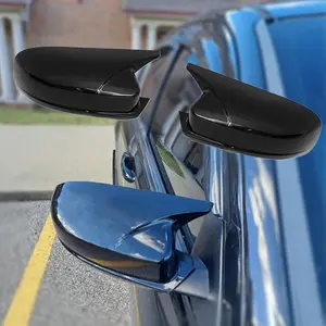 LayeSRT Glossy Black Rear View Side Mirror Cover Cap for 2011-2023 Dodge Charger & Chrysler 300 200(2012-2014 ONLY)M Style ABS Plastic Replacement Mirror Caps