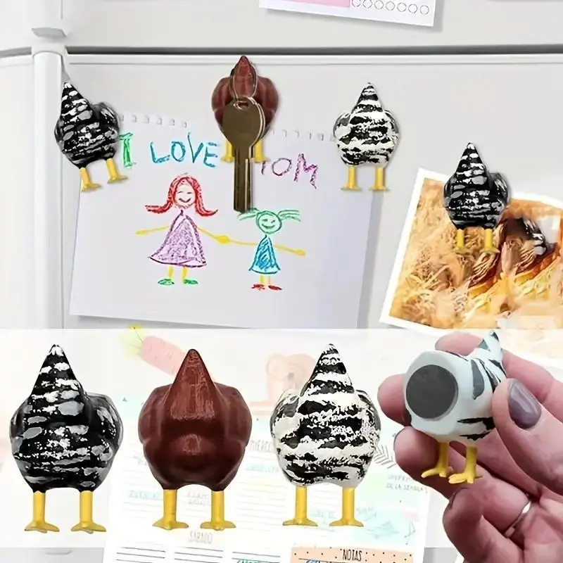 Creative Chicken Butt Fridge Magnets Funny Refrigerator Magnets Cute Kitchen Decor Strong Magnetic Stickers for Locker Whiteboard Office Home Gift outdoor leisure equipment