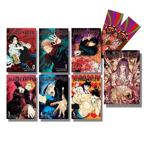 Jujutsu Kaisen Anime-Manga Set Vol 0-6 with Exclusive Natogears Bookmarks