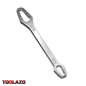 TOOLAZO Extra-Long 270mm Dual-Head Torque Wrench – 8-24mm Self-Adjusting Spanner, 0.5cm Thick, Non-Slip Multi-Function Tool for Most Nuts & Bolts, Professional Car Assembly & Disassembly