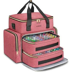 Extra Large Nail Polish Storage Box Can Hold 96–100 Bottles of Nail Polish Travel Bag with Two Compartments