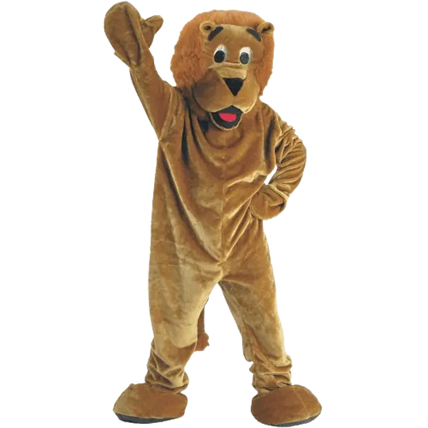 Roaring Lion Mascot For Kids - Plush Jumpsuit with Mitts, Foot Covers & Lion Headpiece - Perfect for Halloween, Birthday Party, Role Play Or Cosplay