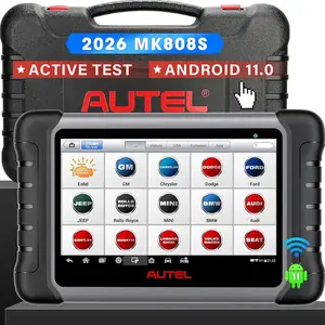 Autel MaxiCheck MK808S Bi-Directional OBD2 Car Diagnostic Scanner - Active Tests, 28+ Service Resets, All-System Scan, Android 11, RK3566 4-Core Processor, 4G+64G Storage