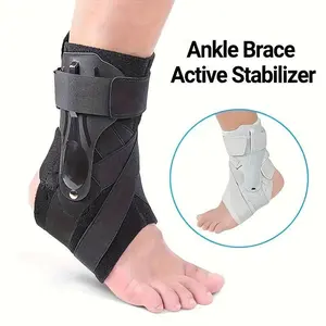 1PieceAnkleSupportSleeve,AdjustableBreathableAnkleSupport,SuitableforRunning,BasketballBlackHealthcare