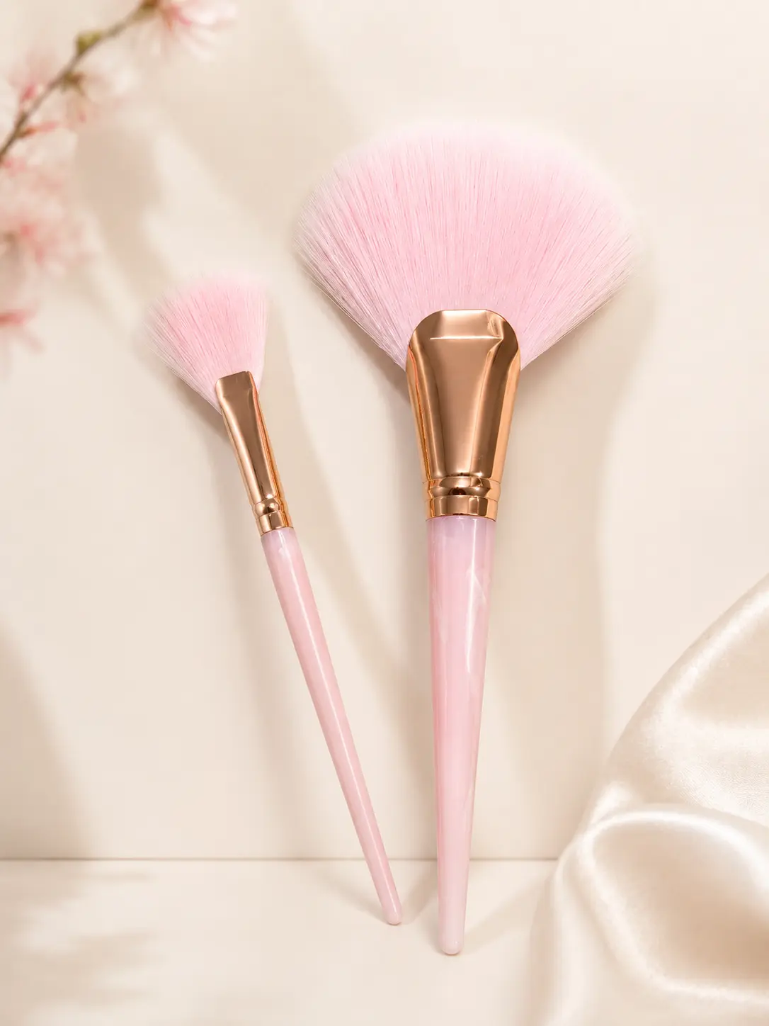 Dynasty Glow Ritual Fan Brush Duo (2 piece set)