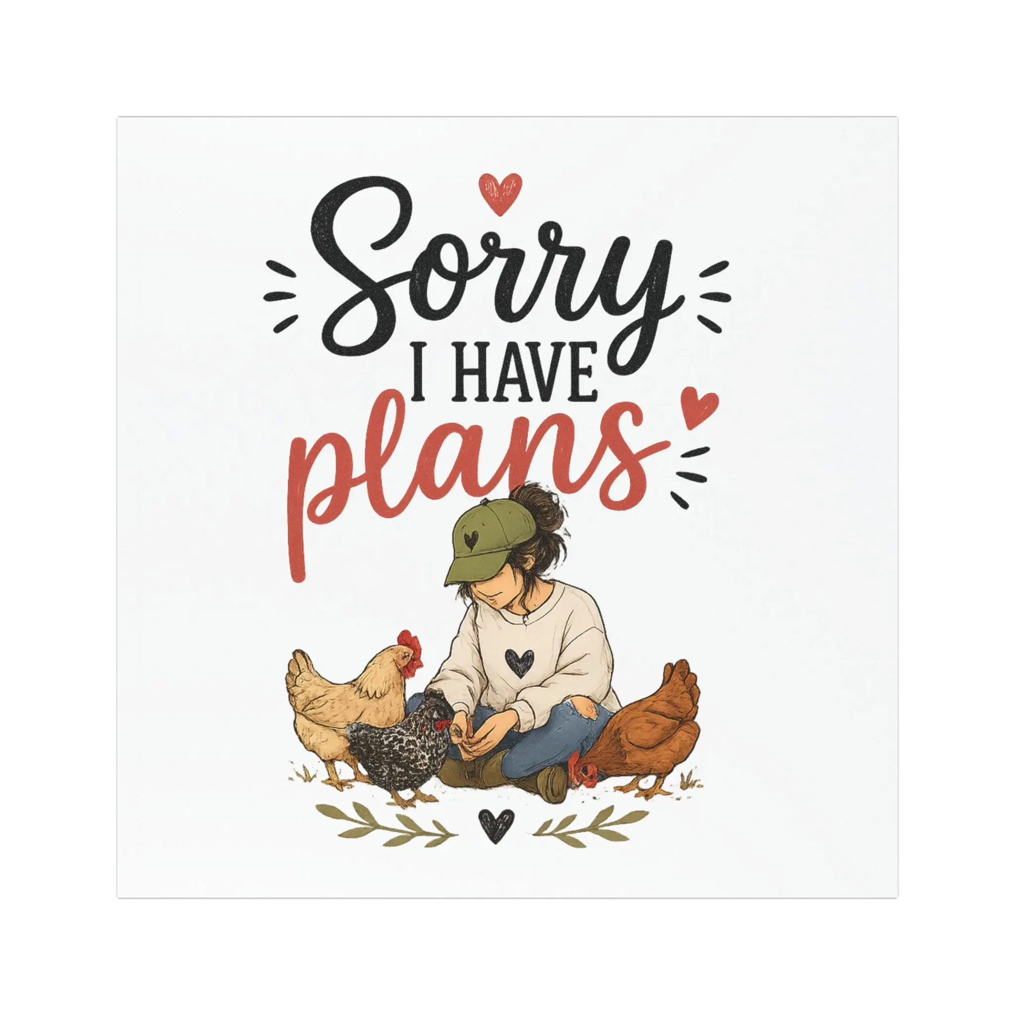 Chicken Car Magnet | Farmer Girl Farm Life | Farm Magnet