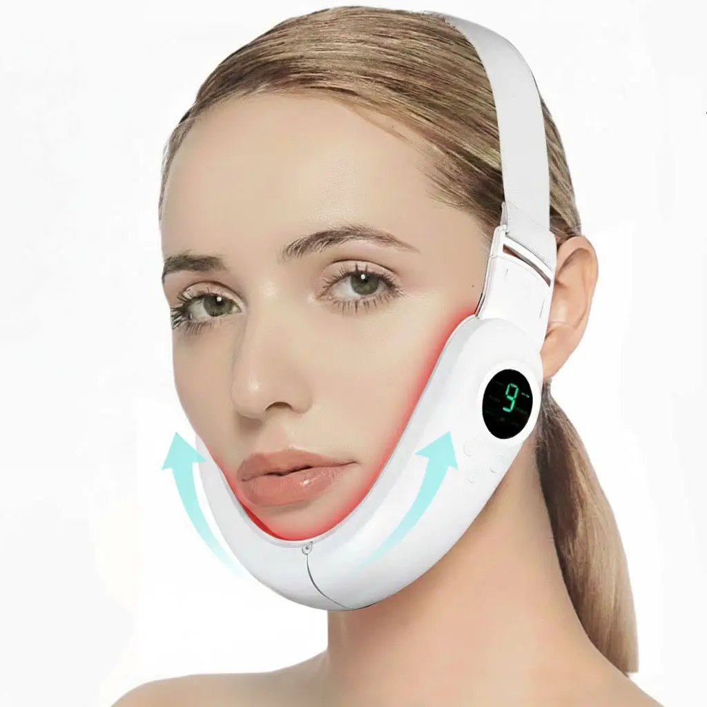 Intelligent Double Chin Machine 4 in 1 Electric V-Face Machine with 6 Modes and 9 Gear Adjustable Intensities