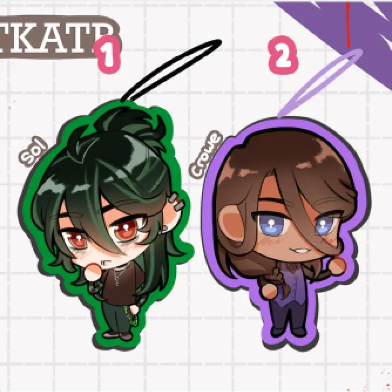 TKATB keychain charms | Sol, Crowe