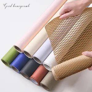 Flower Shop Supplies Honeycomb Paper Roll, Thick Waterproof Cowhide Paper, Floral Packaging Paper, Cushioning Buffer Paper, Anti-Collision Wrap