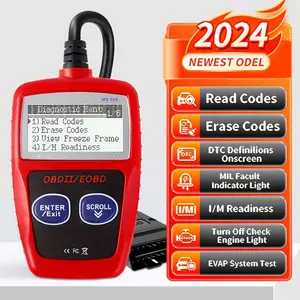 MS309 Car OBD2 Scanner Diagnostic Tool Code Reader, Car Voltage Tester Engine Fault Code Scanner, OBD2 Diagnostic Tool For OBDII Protocol Cars