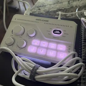 FIFINE SC8 Gaming Mixer with 7.1ch Surround Sound Headphone Amp