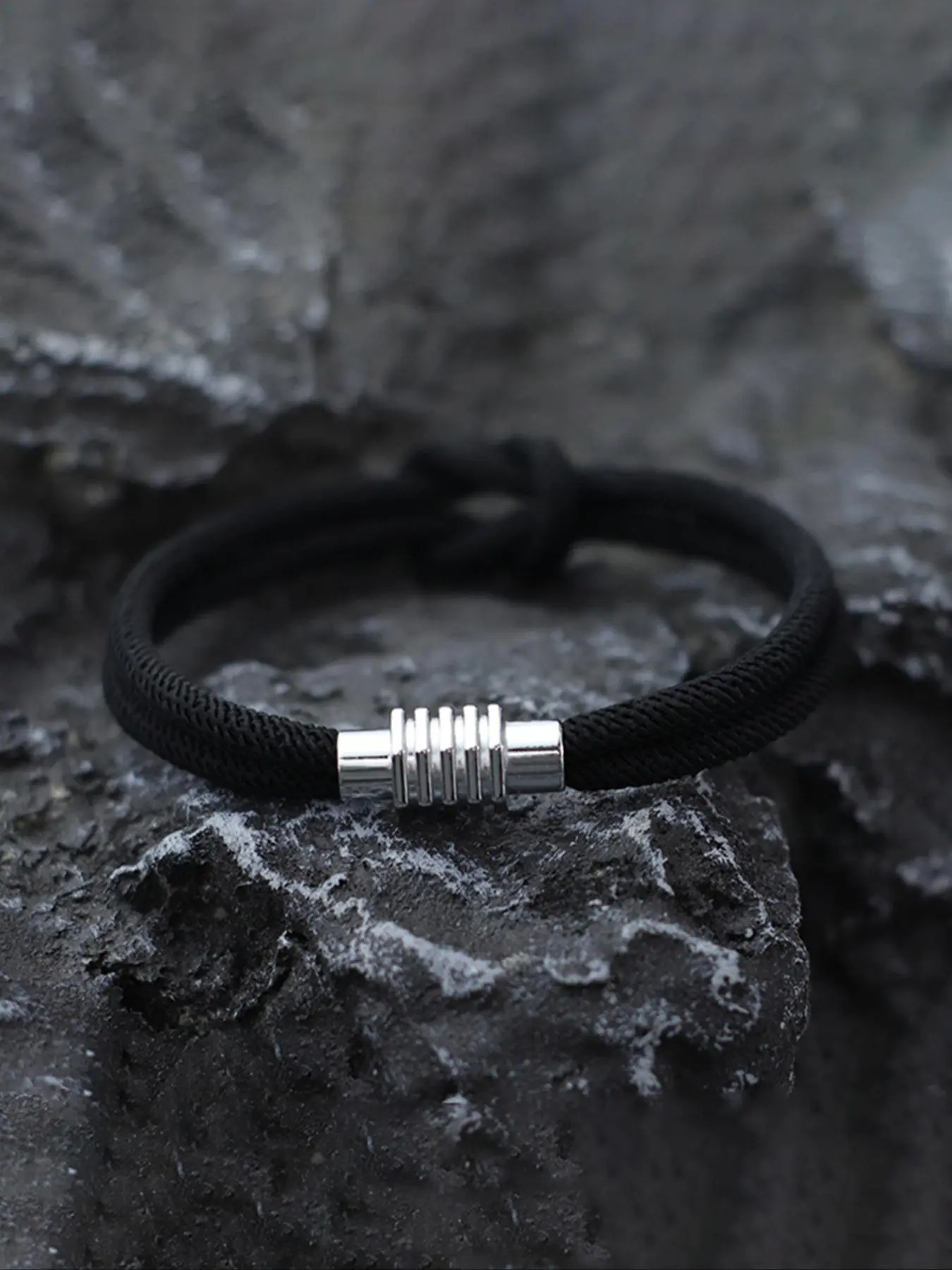 Magnetic Closure Design Braided Bracelet, Unisex Casual Wristband Accessory, Perfect Birthday Gift, Stylish Jewelry for Everyday Wear