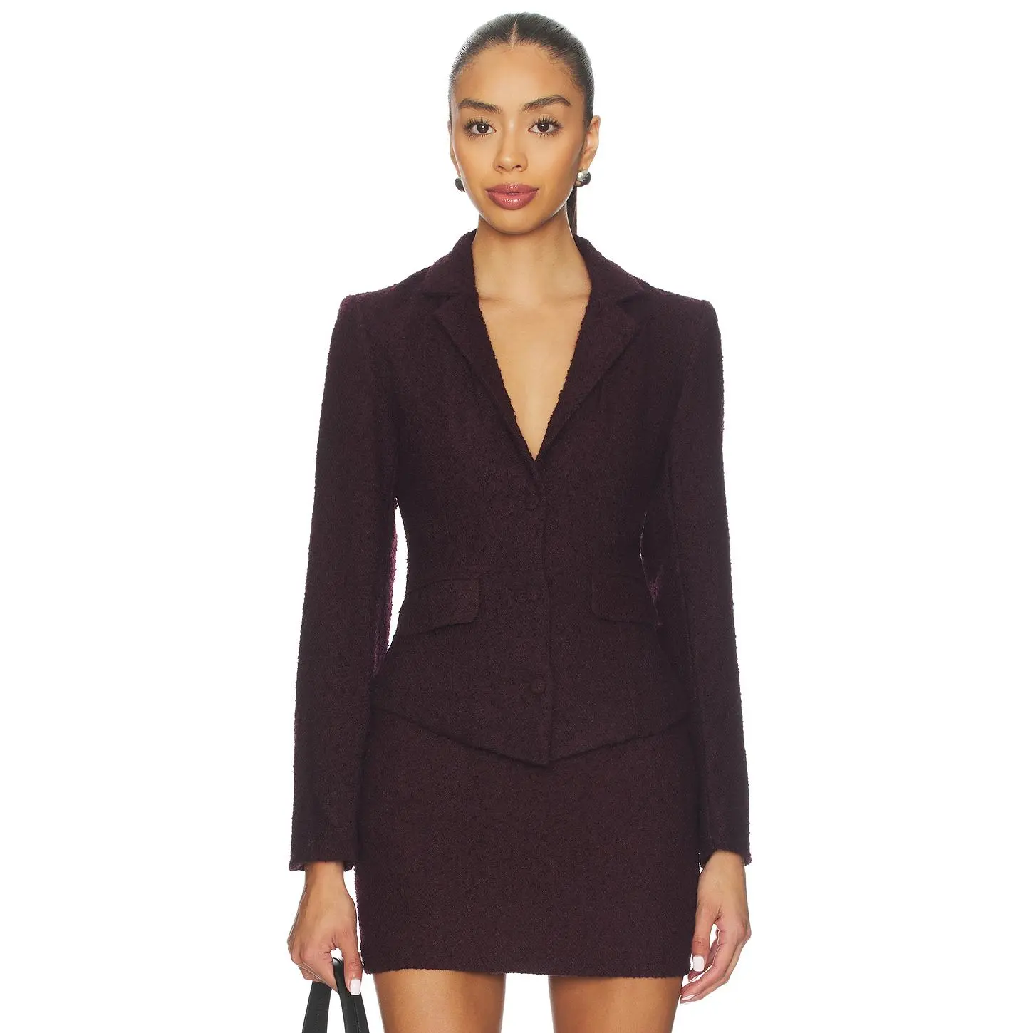 MORE TO COME Nalia Blazer in Plum