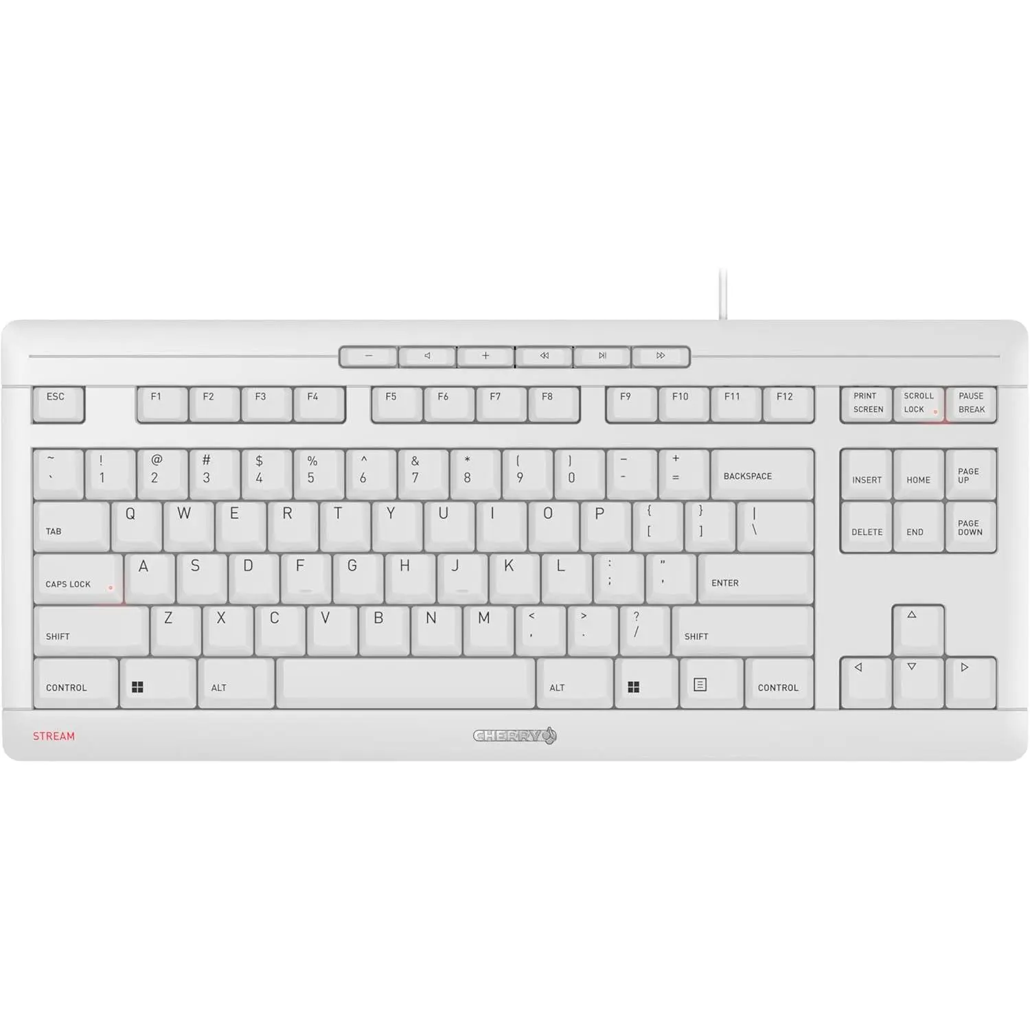 CHERRY STREAM TKL Wired Keyboard Gray JK8600US0