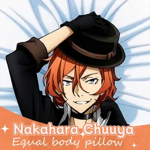 Anime Bungo Stray Dogs Nakahara Chuuya Double-Sided Print Hing Body Pillowcase Otaku Cosplay Pillow Cover