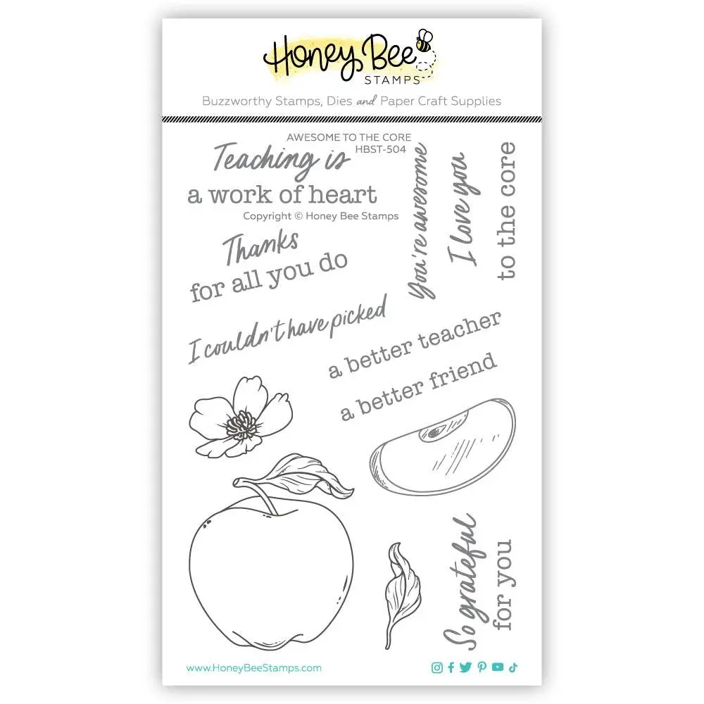 Honey Bee Stamps - Clear Stamps - Awesome To The Core