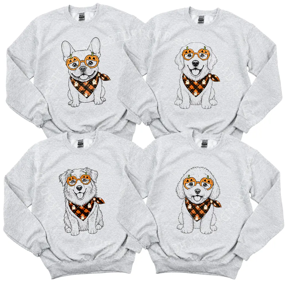 50+ Dog Halloween Funny Shirt, Halloween Golden Retriever Sweatshirt, Halloween Australian Shepherd Dog Shirt, Goldendoodle Dog Shirt, Dog Sweatshirt, Maltese Lover Shirt, Halloween Dog Shirt - SR