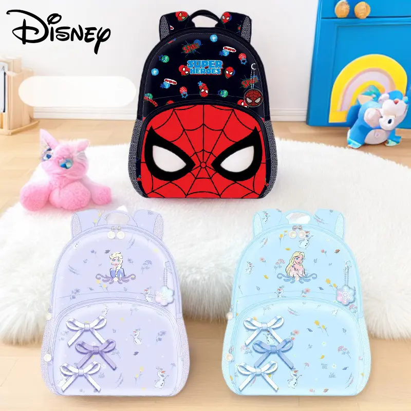 New children's backpack for boys and girls, kindergarten Disney backpack with spine protection and reduced burden, high appearance and ultra light backpack