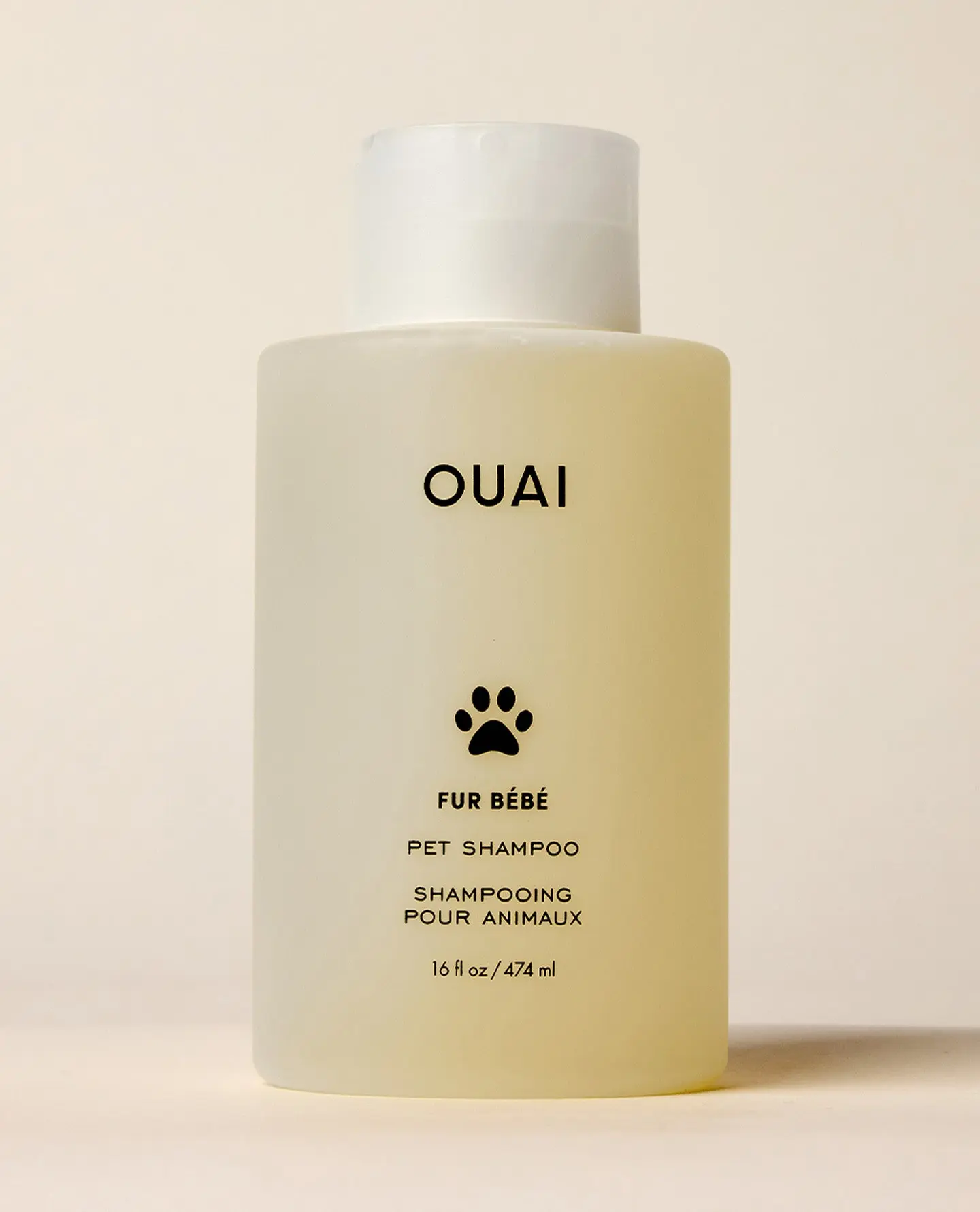 OUAI Fur Bébé – Gentle Pet Shampoo for Clean, Soft & Fresh-Smelling Fur - 16 fl oz / 474 ml