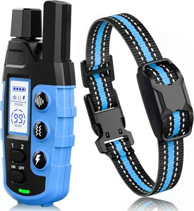 【NewYear2026】Dog Shock Collar - 3300Ft Training Collar with Remote for 5-120lbs Small Medium Large Dogs Rechargeable Waterproof e Collar with Beep (1-8), Shake(1-16), Safe Shock(1-99) Modes