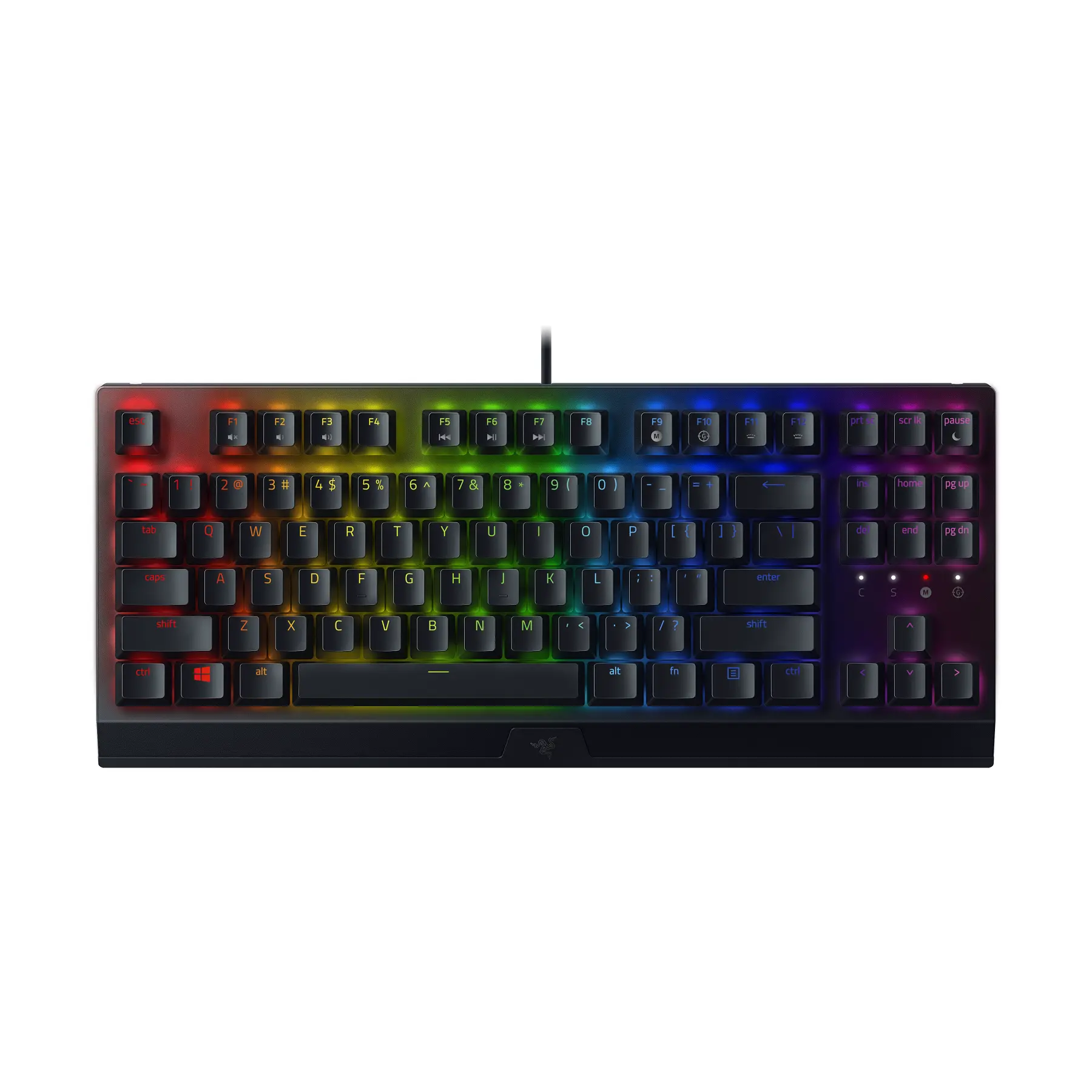 Razer BlackWidow V3 Tenkeyless - Compact Mechanical Gaming Keyboard with Chroma RGB, TKL Layout for PC Gaming Razer BlackWidow V3 Tenkeyless - Compact Mechanical Gaming Keyboard with Chroma RGB, TKL Layout for PC Gaming