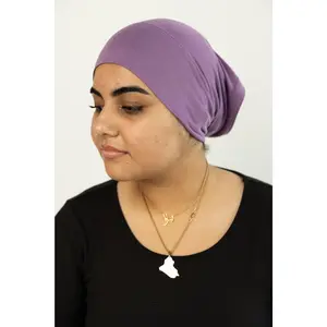 Jersey Under Scarf Tube Cap - Iris Purple