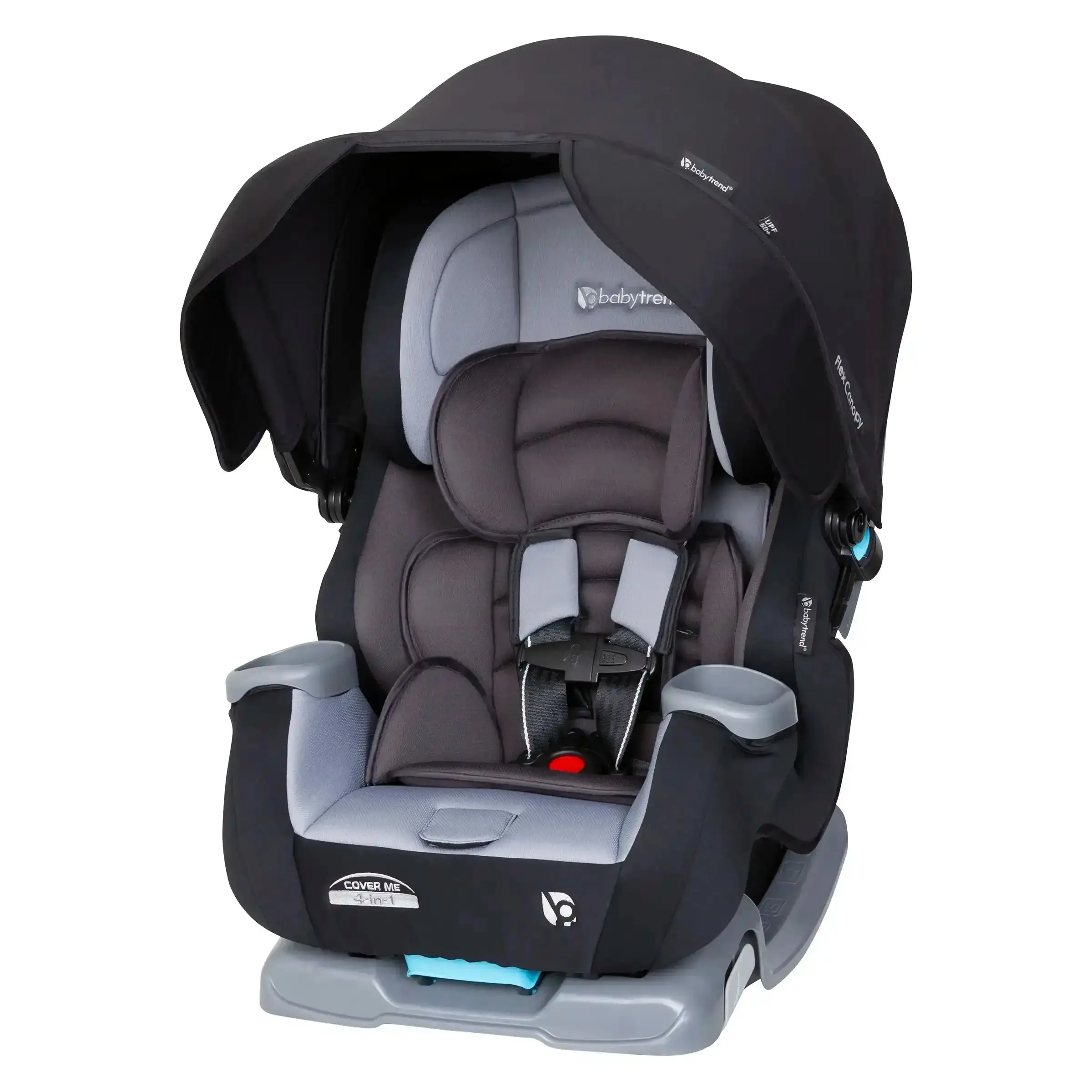 Baby Trend® Cover Me™ 4-in-1 Premium Adjustable Convertible Infant Car Seat w/ Integrated Canopy & Side Impact Protection