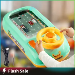Racing Adventure Car Steering Wheel Toy | TikTok Viral Driving Simulator Toy | Interactive Sound & Light Racing Fun | Realistic Steering Wheel Control | Educational Pretend Play | Perfect Gift for Kids, Toddlers & Young Racing Fans Playpen Sensory