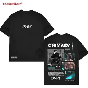 COMBATWEAR KHAMZAT CHIMAEV TEE, Borz UFC, MMA Graphic Tee, UFC MMA Shirt, Gym Wear, Gift for Fighters, Sports Apparel 5R0