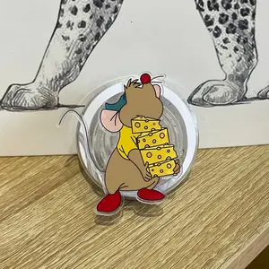 Cute Little Mouse Phone Grip - Acrylic Phone Holder & Stand - Animal Lover Gift