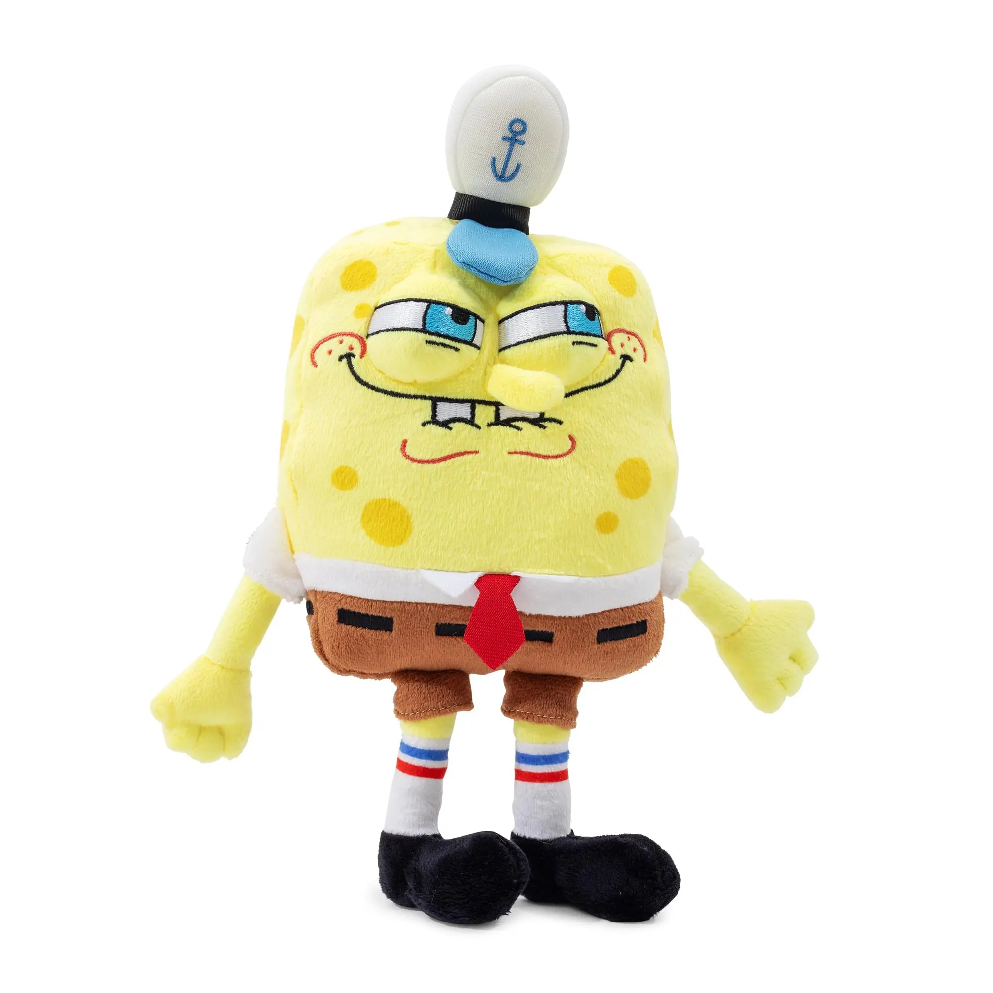 Nickelodeon SpongeBob SquarePants Hilarious Smiling Meme 10-Inch Stuffed Animal Collectibles, Cute Stuffies, Soft Cuddly Gift, Quirky Gifts for Kids