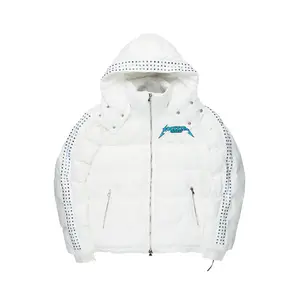 Brink White Heavy Puffer Jacket