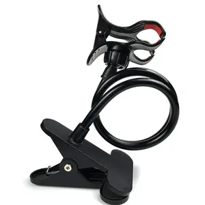 Universal Flexible Long Arm Lazy Phone & Tablet Mount Bracket, Rotation Adjustable Stand with Strong Clamp, Multi-Angle Viewing Solution, Universal Phone Holder