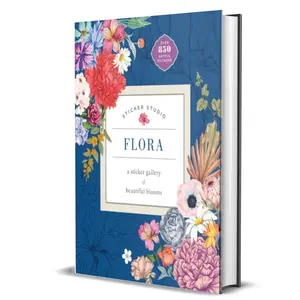 Sticker Studio: Flora: 850+ Stickers by Chloe Standish (Hardcover)
