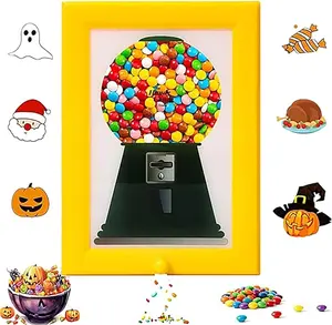 Candy Dispenser Picture Hanging, Candy Frame Dispenser, Handy Fast Distribution Candies, Nuts, Dog & Cat Treats, Suitable For Birthday & Holiday Gifts
