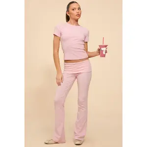 Ivanne Foldover Flared Pants