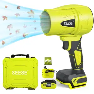 SEESE Turbo Jet Blower — Leaf Blower, Car Drying Fan, Cordless Snow Blower & Power Air Duster for Home & Garden Great Holiday Gift