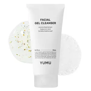 YUMU Licorice Deep Pore Facial Cleanser (150ml/5.07 fl.oz.)｜ Glycerin, Hydrating Gel Cleanser, Blackhead Remover, Korean Skincare
