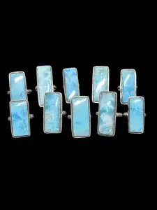 Larimar Statement Rings
