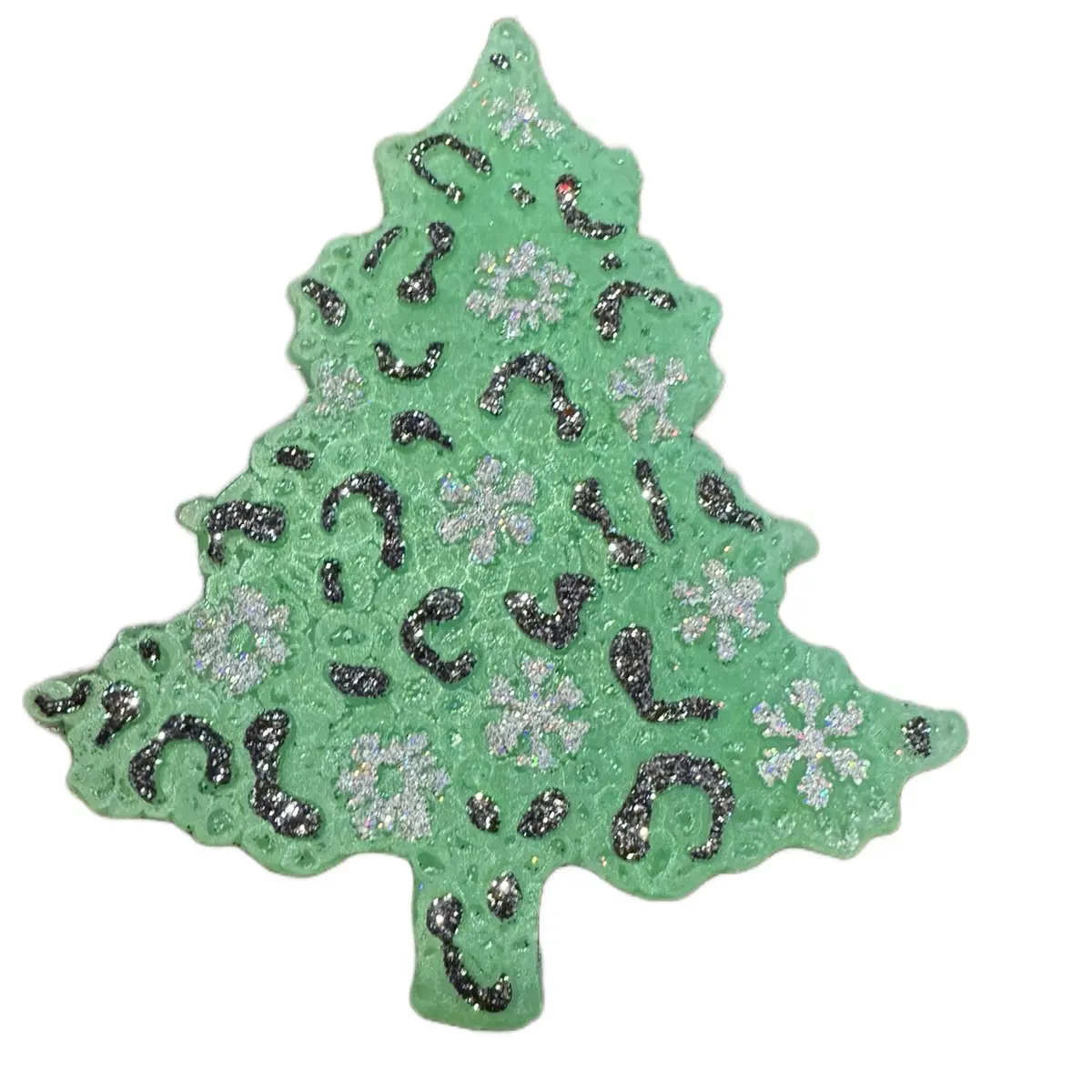 Cheetah Christmas Tree Car Freshie - Refreshing Aroma for Your Car