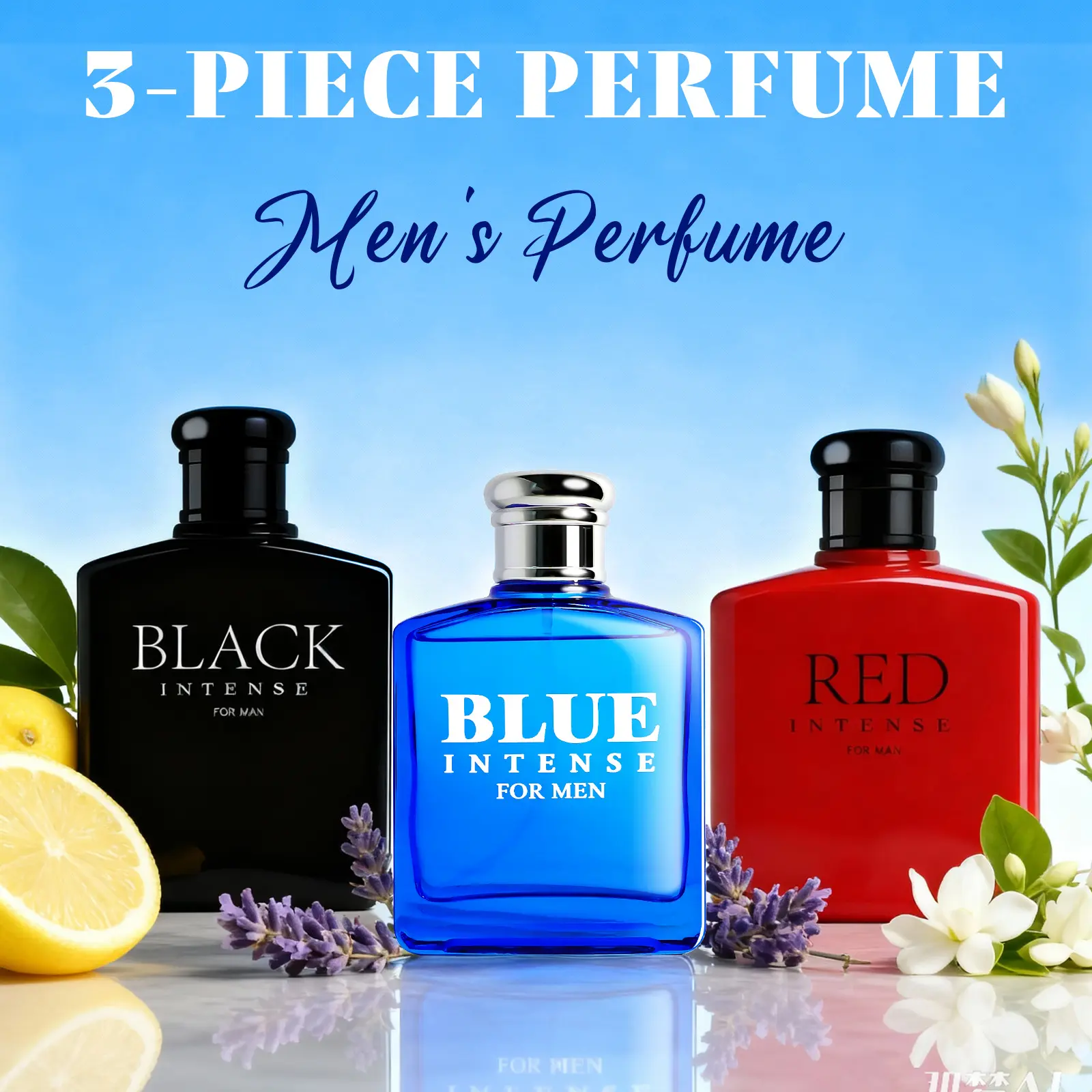 Men's Perfume with Lavender, Woody Musk & Birch Notes - Long-Lasting Fresh & Warm Scent for Daily Wear, Single Item Fragrance (100ml / 300ml)