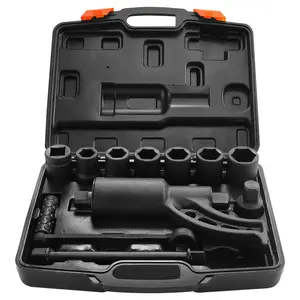 VEVOR Torque Multiplier, 1 Inch Drive Lug Nut Wrench/Multiplier Heavy Duty Torque Multiplier Wrench Set, 1:58 4800N.m Lug Nut Remover, Includes 8 Sockets (24-38mm) and Storage Case